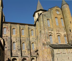 Kościół św. Foy, rozpoczęty ok. 1050 przez opata Odolrica autorstwa French School