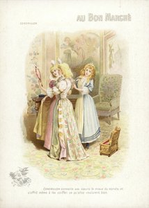 Kopciuszek i Brzydkie Siostry autorstwa French School