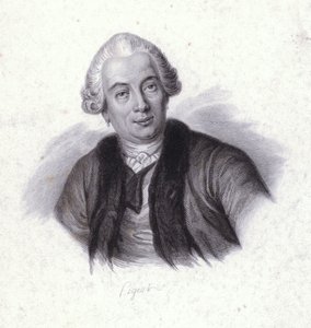 Claude Bourgelat, francuski weterynarz (grawerunek) autorstwa French School