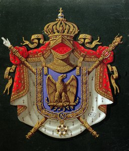 Herb cesarza Napoleona III (1808-73) autorstwa French School