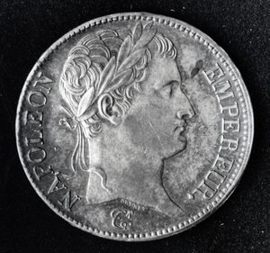 Moneta przedstawiająca Napoleona I (1769-1821) (metal)