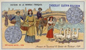 Monety Raymonda VI, hrabiego Tuluzy autorstwa French School