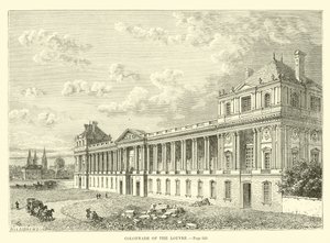 Kolumnada Luwru autorstwa French School
