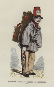 Sprzedawca farb, 1850 autorstwa French School