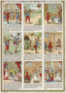 Komiks - Piękno ze złotymi włosami autorstwa French School
