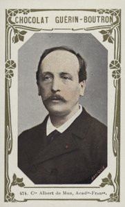 Hrabia Albert de Mun, Academie-Francaise (kolorowe zdjęcie) autorstwa French School