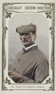 Comte de Lambert, lotnik (kolorowe zdjęcie) autorstwa French School