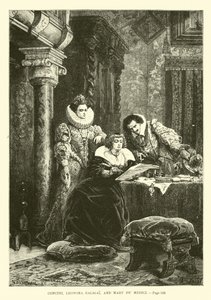 Concini, Leonora Galigai i Mary de Medici autorstwa French School