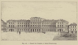 Rada Cesarstwa w Sankt-Petersburgu (rycina) autorstwa French School