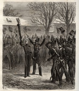 Konspiracja Strasburga 1836 kierowana przez księcia Ludwika Napoleona, przyszłego Napoleona III, przeciwko monarchii lipcowej - Konspiracja Strasburga zorganizowana przez przyszłego cesarza Napoleona III 1836 - nieudana próba zamachu stanu zorganizowana pr autorstwa French School
