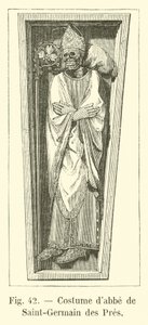 Kostium Saint-Germain des Pres dabbe autorstwa French School