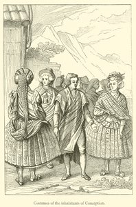 Stroje mieszkańców Poczęcia (grafika) autorstwa French School