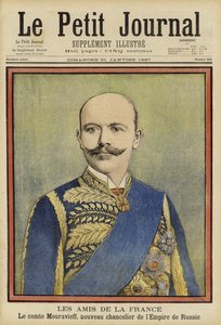 Hrabia Michaił Murawiow, rosyjski minister spraw zagranicznych autorstwa French School