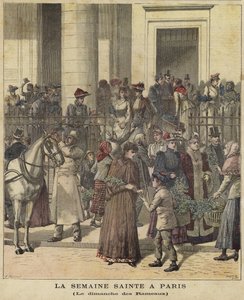 Okładka Le Petit Journal, 28 marca 1891 r. autorstwa French School
