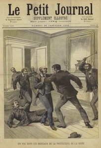 Okładka Le Petit Journal, 30 stycznia 1892 r autorstwa French School