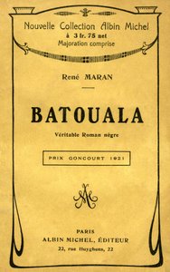 Okładka książki „Batouala, prawdziwa powieść murzyn” Rene Maran autorstwa French School