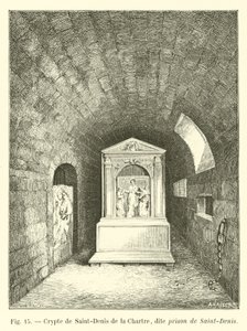 Krypta Saint-Denis de la Chartre, znana jako więzienie Saint-Denis autorstwa French School