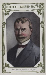 Danef, bułgarski minister (kolorowe zdjęcie) autorstwa French School