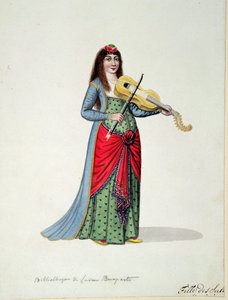 Córka sułtanów, okres osmański, 3. ćw. XVIII w. (wc na papierze) autorstwa French School