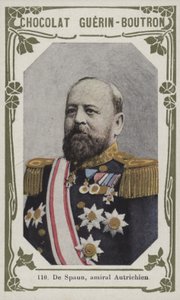 De Spaun, austriacki admirał (kolorowe zdjęcie) autorstwa French School