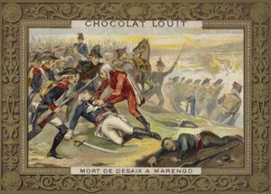 Śmierć generała Desaix w bitwie pod Marengo, 1800 autorstwa French School