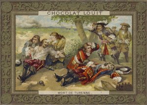 Śmierć marszałka Turenne w bitwie pod Salzbach, 27 lipca 1675 autorstwa French School