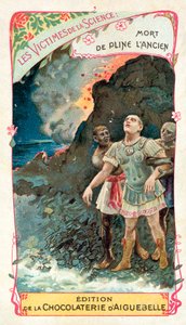 Śmierć Pliniusza Starszego w erupcji Wezuwiusza, 79 autorstwa French School