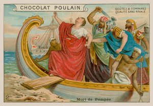 Śmierć Pompejusza (106-48 pne) autorstwa French School