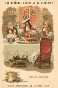 Zdobiona polędwica (chromolitho) autorstwa French School