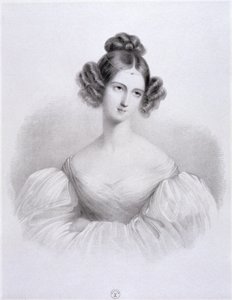 Delphine Potocka (nee Komarow) autorstwa French School