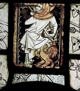 Przedstawiający grisaille z groteskami; z Normandii autorstwa French School