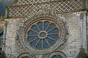 Przedstawiające Koło Fortuny na północnej fasadzie autorstwa French School