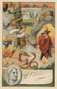 Der Freischuetz (Snajper), opera Carla Marii von Weber autorstwa French School