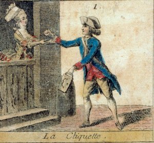 Szczegół gry w gęś Cree: zapadka autorstwa French School