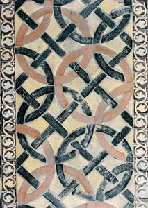 Fragment chodnika z Chapelle de la Vierge (kamień) autorstwa French School