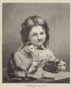 Dwóch dobrych przyjaciół autorstwa French School