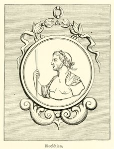 Dioklecjan (grawerunek) autorstwa French School
