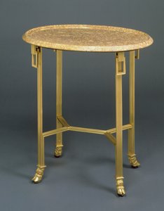 Directory Gueridon, c.1799 (ormolu i marmur) autorstwa French School