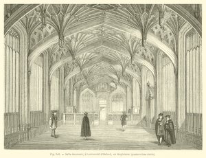 Divinity School, Bodleian Library, Oxford (grafika) autorstwa French School