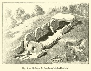 Dolmen Conflans-Sainte-Honorine autorstwa French School