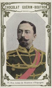 Don Jaime de Bourbon dEspagne (kolorowe zdjęcie) autorstwa French School