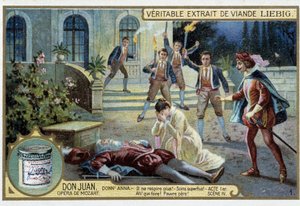 Don Juan: Akt I, Scena IV, śmierć ojca Donn