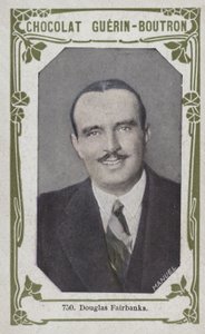 Douglas Fairbanks (kolorowe zdjęcie) autorstwa French School