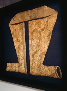 Szlafrok księżniczki Louise Dorothea Sophia Brandenburg-Preussen, ok. 1704-05 (jedwab, adamaszek i srebrny brokat) autorstwa French School