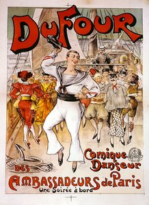 Du Four plakat (kolor lito) autorstwa French School