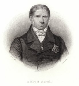 Dupin Aine - francuski polityk i przewodniczący Izby Deputowanych (1783-1865) autorstwa French School
