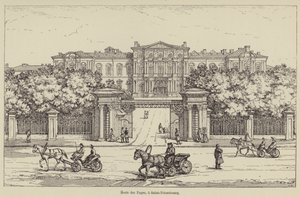 Szkoła stron, Petersburg (rycina) autorstwa French School
