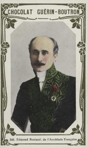 Edmond Rostand z Akademii Francuskiej (kolorowe zdjęcie) autorstwa French School