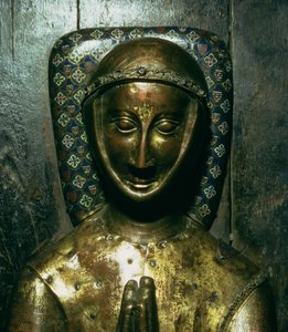 Wizerunek Williama de Valence (zm. 1296) hrabiego Pembroke, Limoges (drewno pokryte miedzią)