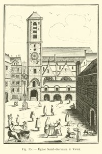 Kościół Saint-Germain Starego autorstwa French School